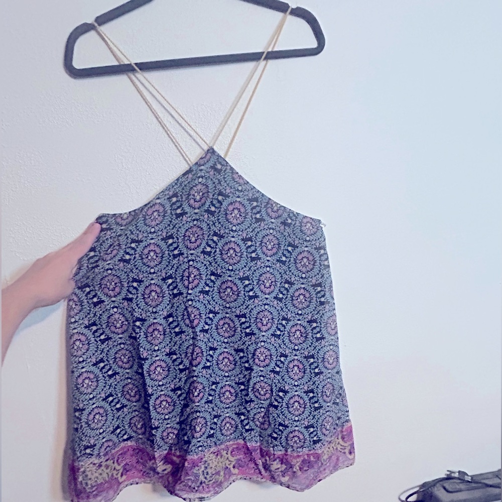 NWOT Free People Halter Top with Tie in Back